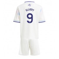 Stroje piłkarskie Aston Villa Harvey Elliott #9 Koszulka Trzeciej dla dzieci 2025-26 Krótki Rękaw (+ szorty)